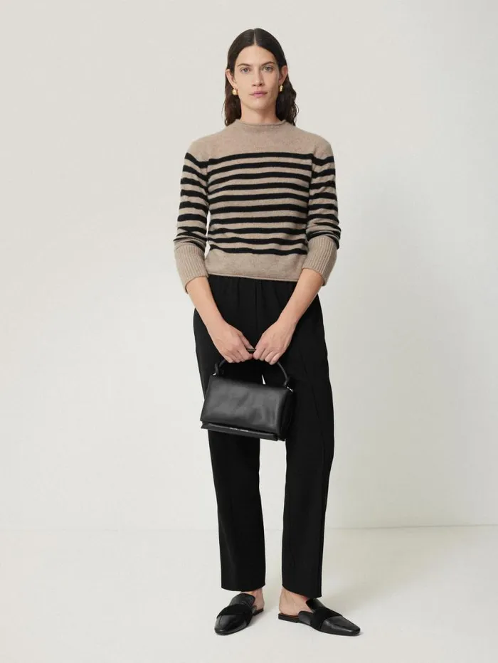 Tailored Smart Jogger Black Women Jigsaw Trousers