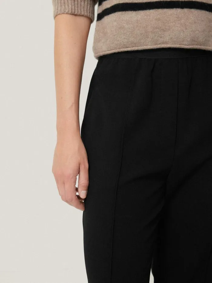 Tailored Smart Jogger Black Women Jigsaw Trousers