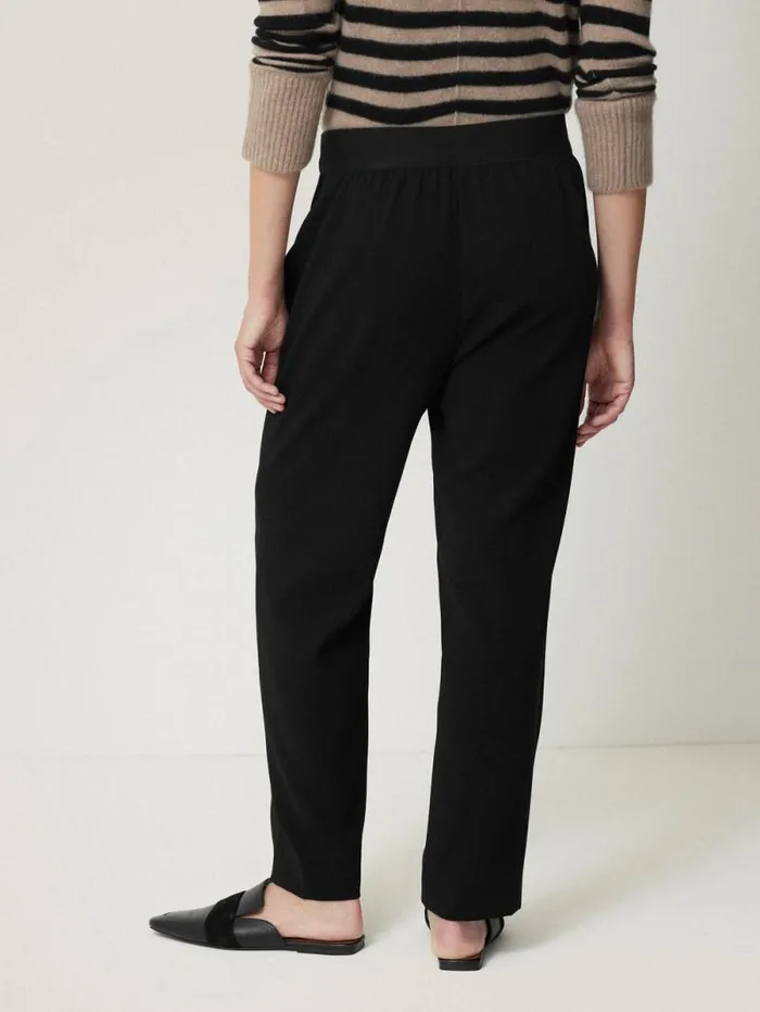 Tailored Smart Jogger Black Women Jigsaw Trousers