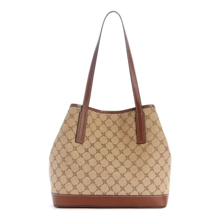 Teagan 2 In 1 Tote Mocha Logomahogany Women Nine West Totes and Backpacks Teagan 2 In 1 Tote Mocha Logomahogany Women Nine West Totes and Backpacks