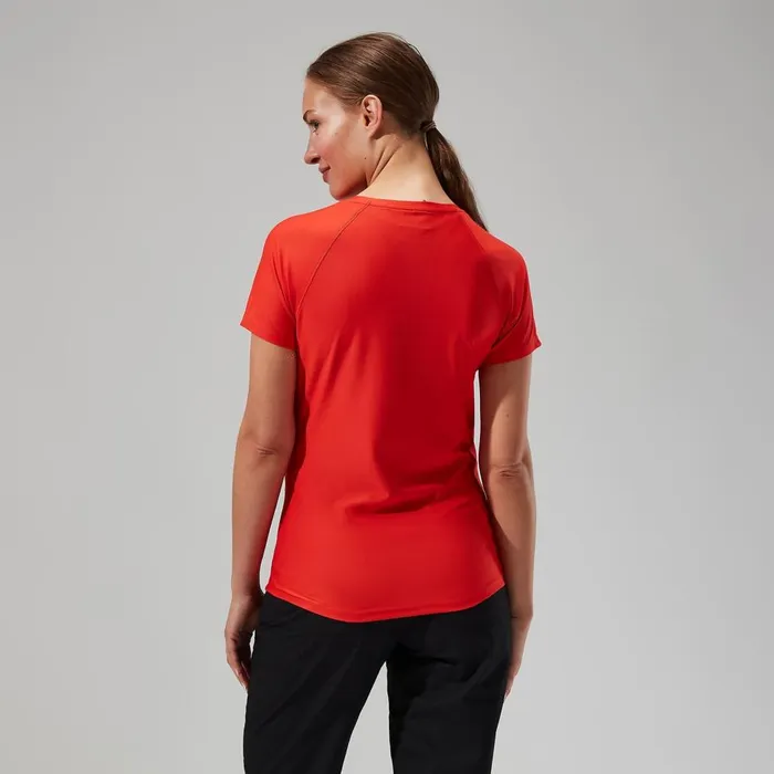 Technical Baselayers Women Berghaus 247 Tech Super Stretch Crew Tee 8211 Orange