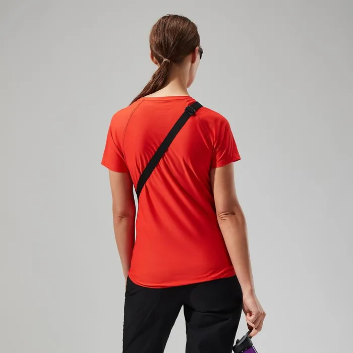 Technical Baselayers Women Berghaus 247 Tech Super Stretch Crew Tee 8211 Orange