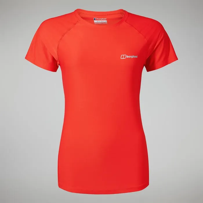 Technical Baselayers Women Berghaus 247 Tech Super Stretch Crew Tee 8211 Orange