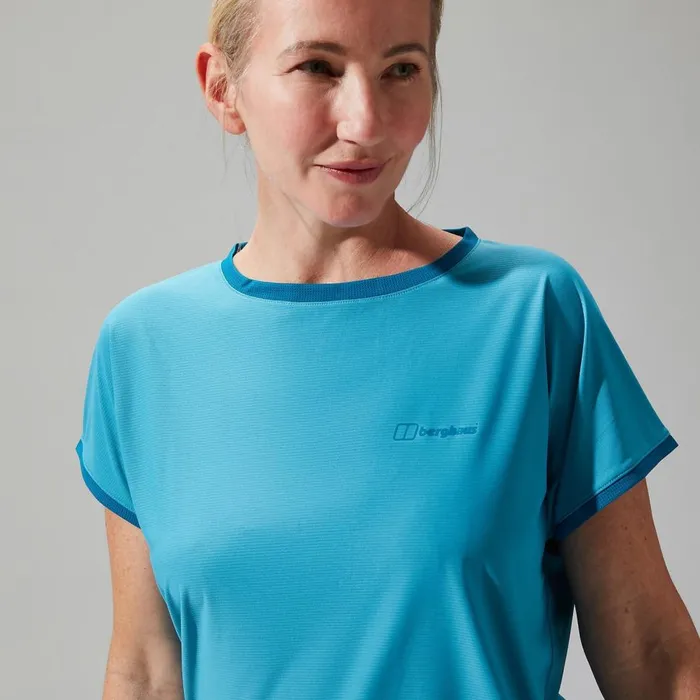 Technical Baselayers Women Berghaus Nesna Short Sleeve Baselayer 8211 Blue