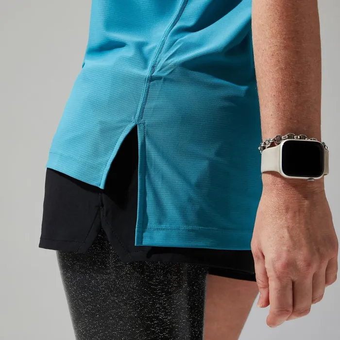 Technical Baselayers Women Berghaus Nesna Short Sleeve Baselayer 8211 Blue