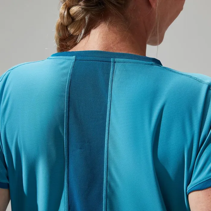 Technical Baselayers Women Berghaus Nesna Short Sleeve Baselayer 8211 Blue