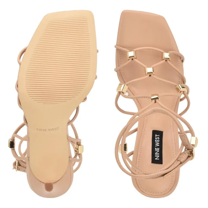 Tenor Ankle Wrap Heeled Sandals Warm Blush Women Nine West Heels Tenor Ankle Wrap Heeled Sandals Warm Blush Women Nine West Heels