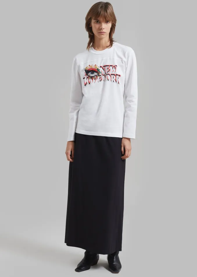 The Frankie Shop Allison Long Skirt 8211 Black Shop Clothing