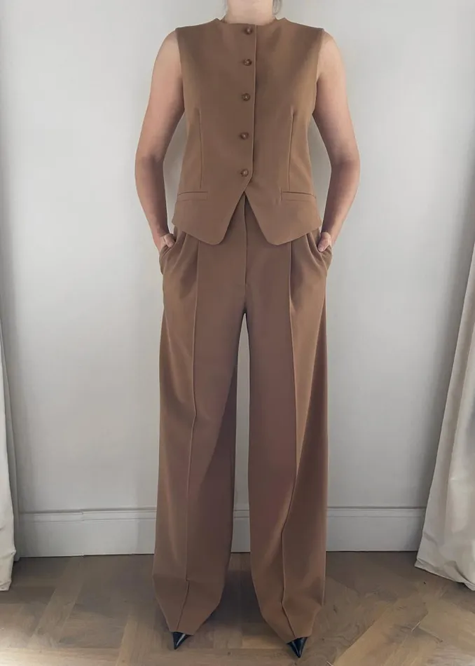 The Frankie Shop Beaufille Ulla Trousers 8211 Camel Shop Clothing