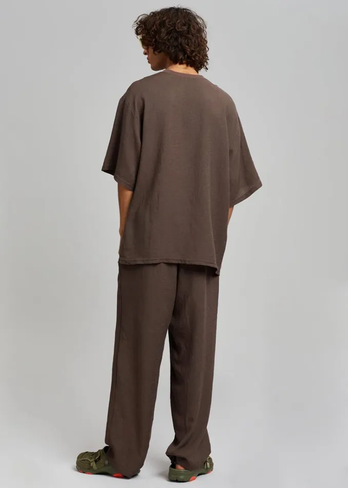 The Frankie Shop Brax Tee 8211 Brown Shop Clothing