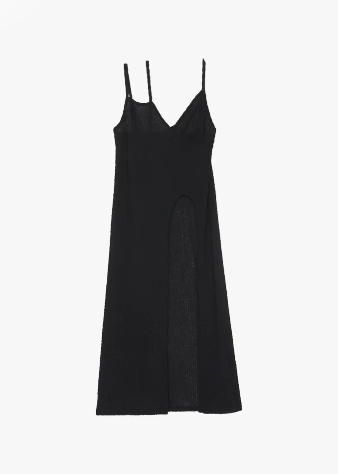 The Frankie Shop Cali Crochet Dress 8211 Black Shop Swimwear