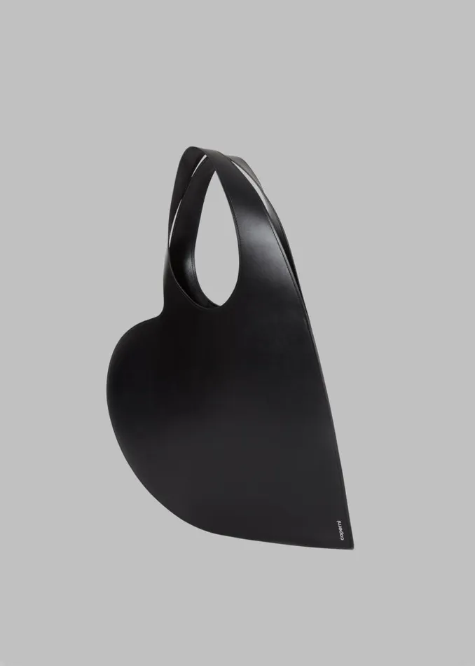 The Frankie Shop Coperni Heart Tote Bag 8211 Black Shop Accessories