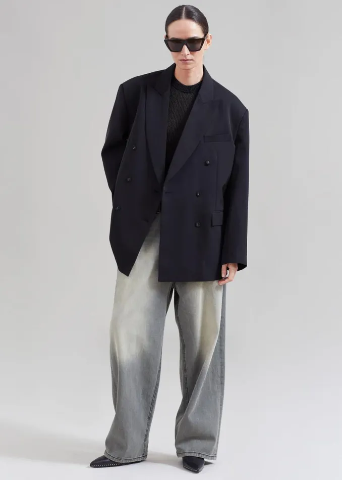 The Frankie Shop Demi Blazer 8211 Black Shop Suits