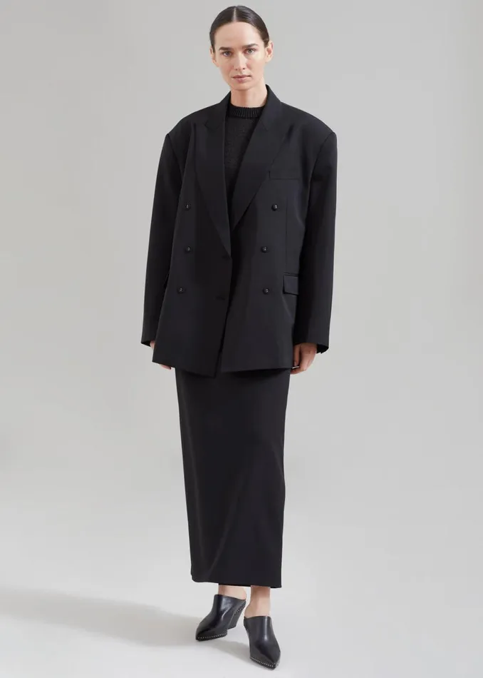 The Frankie Shop Demi Blazer 8211 Black Shop Suits