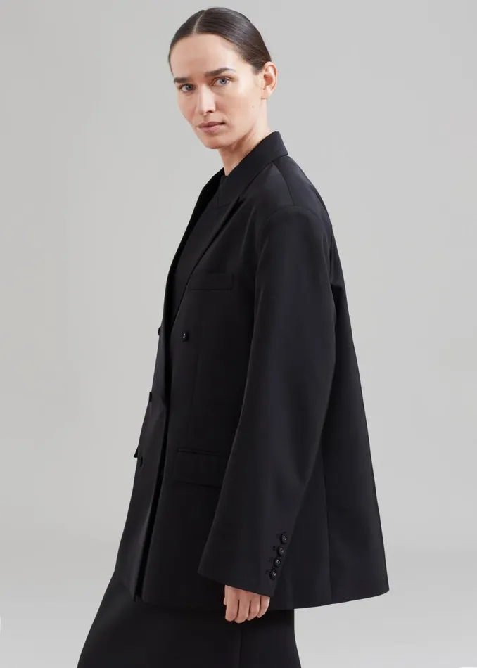 The Frankie Shop Demi Blazer 8211 Black Shop Suits