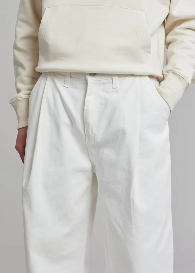 The Frankie Shop Drew Denim Pants 8211 White Shop Denim