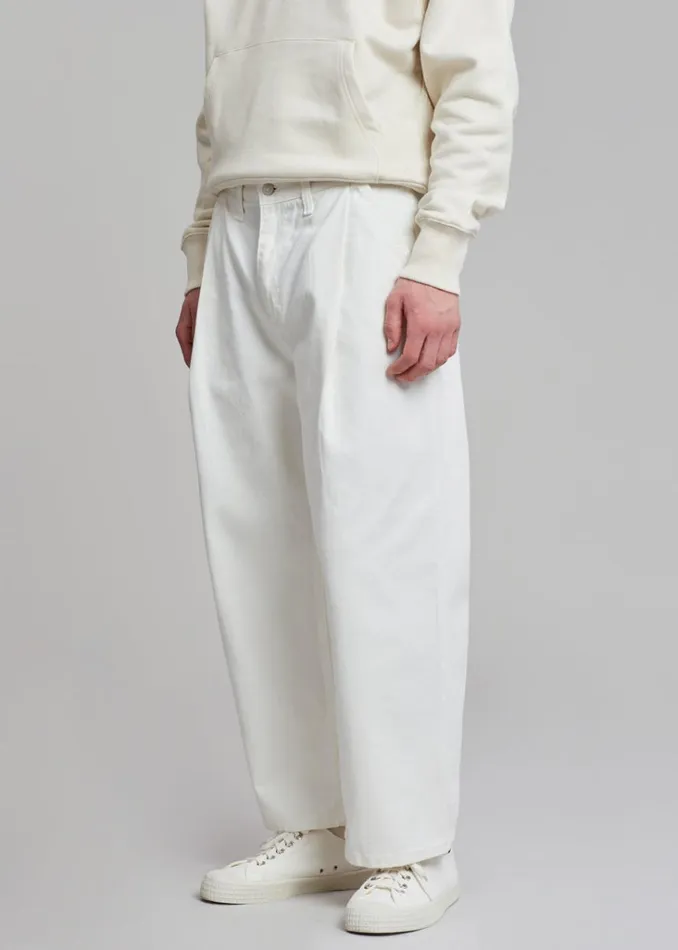 The Frankie Shop Drew Denim Pants 8211 White Shop Denim