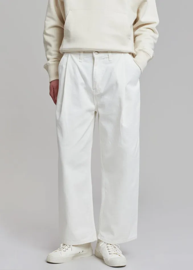 The Frankie Shop Drew Denim Pants 8211 White Shop Denim