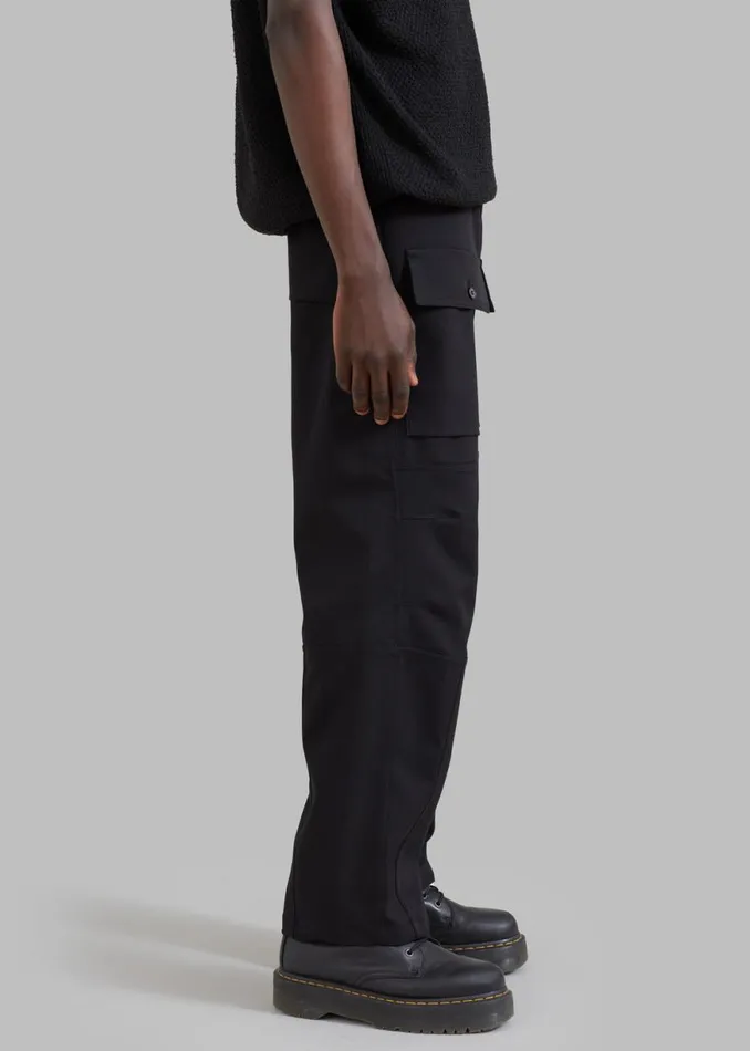 The Frankie Shop Grant Cargo Pants 8211 Black Shop Clothing