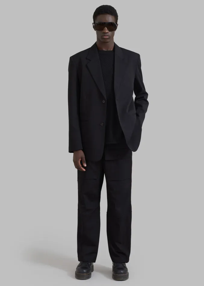 The Frankie Shop Grant Cargo Pants 8211 Black Shop Clothing