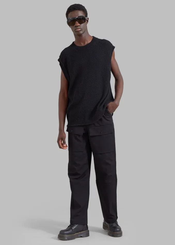 The Frankie Shop Grant Cargo Pants 8211 Black Shop Clothing