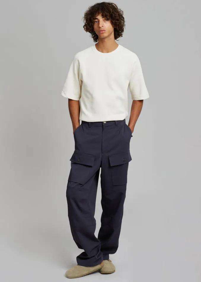 The Frankie Shop Grant Cargo Pants 8211 Navy Shop Clothing