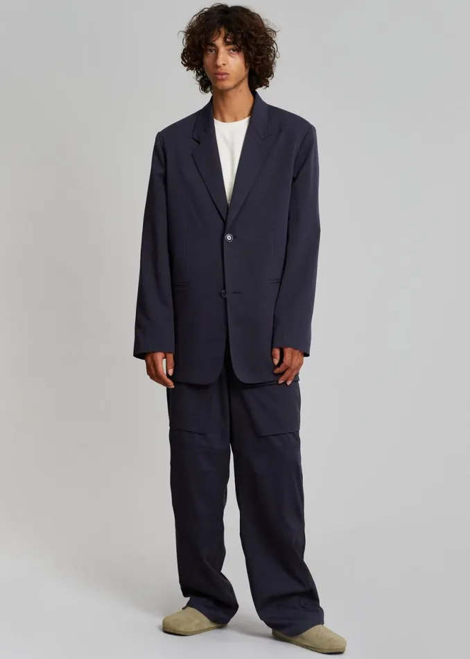The Frankie Shop Grant Cargo Pants 8211 Navy Shop Clothing