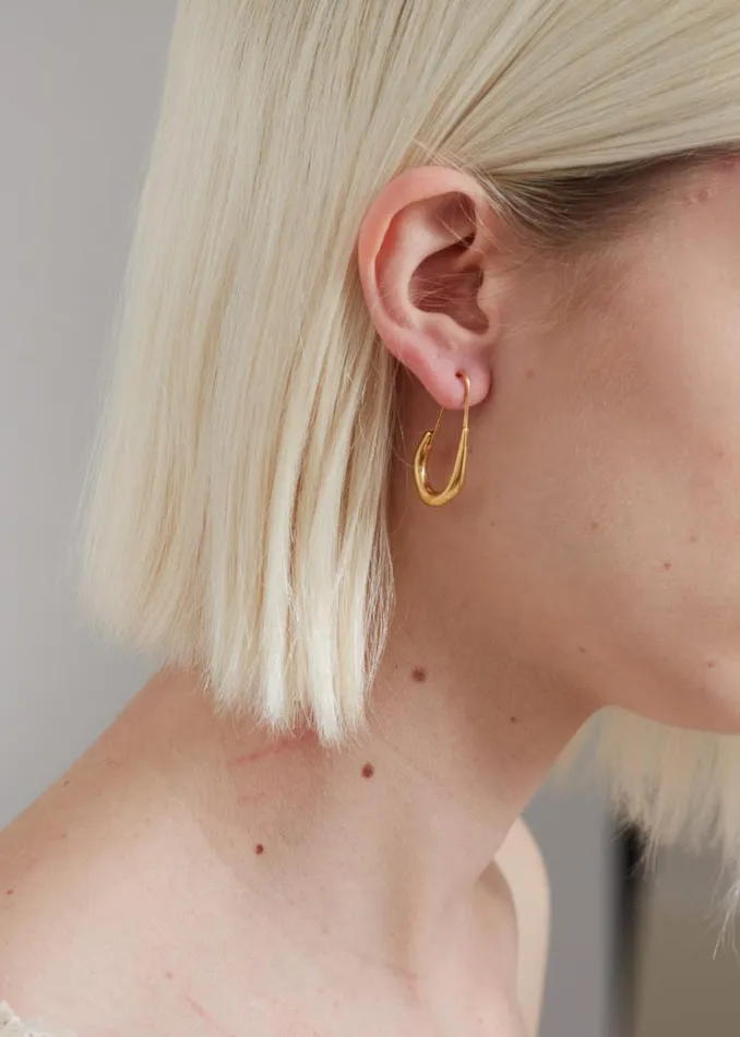 The Frankie Shop Jasmin Sparrow Lulu Earrings 8211 Gold Shop Accessories