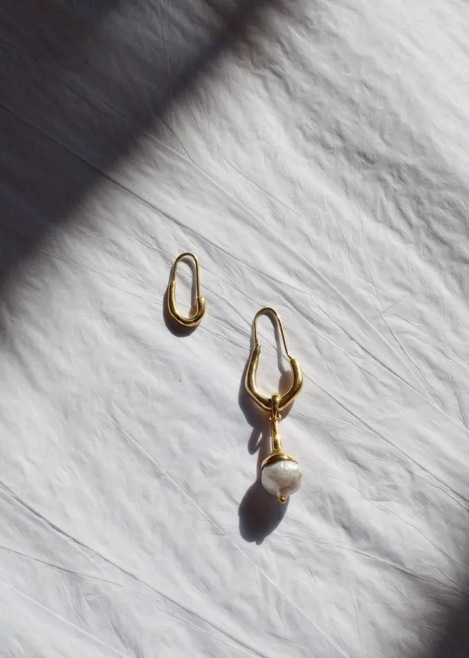 The Frankie Shop Jasmin Sparrow Lulu Earrings 8211 Gold Shop Accessories