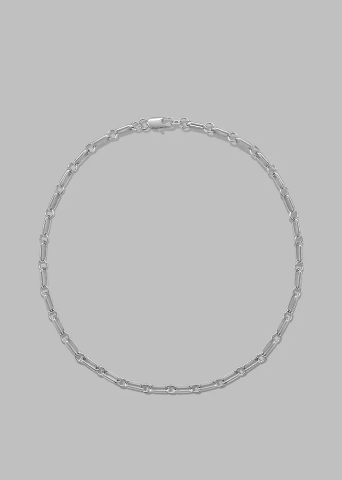 The Frankie Shop Laura Lombardi Bar Chain Necklace 8211 Silver Shop Accessories