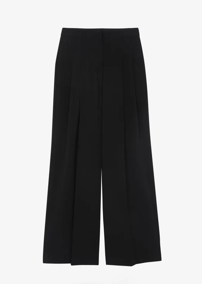 The Frankie Shop Lilly Pleated Trousers 8211 Black Shop Clothing