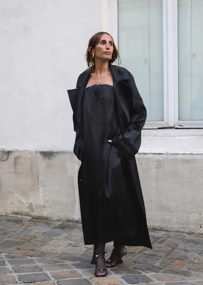 The Frankie Shop Loulou Studio Siple Long Dress 8211 Black Shop Dresses