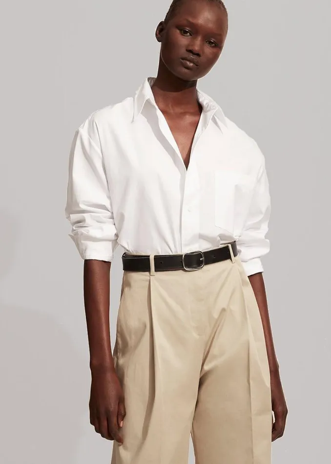 The Frankie Shop Matteau Summer Chino 8211 Sand Shop Bottoms