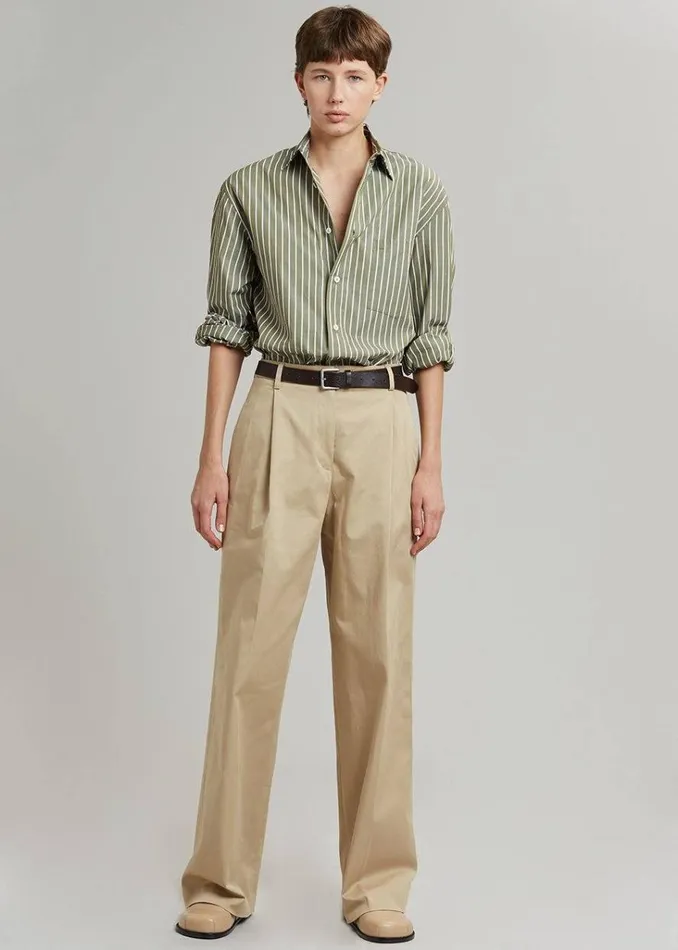 The Frankie Shop Matteau Summer Chino 8211 Sand Shop Bottoms