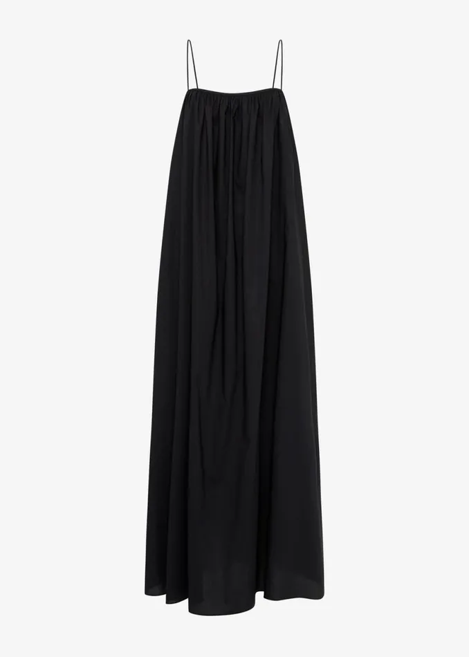 The Frankie Shop Matteau Voluminous Sundress 8211 Black Shop Dresses