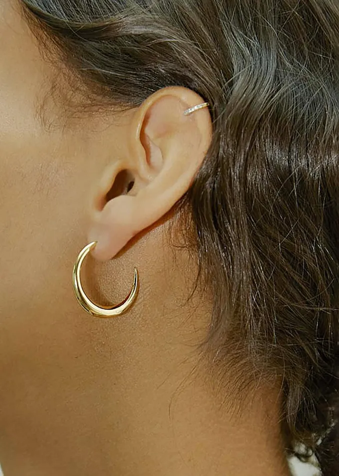 The Frankie Shop Otiumberg Graduated Hoops 8211 Gold Shop Accessories