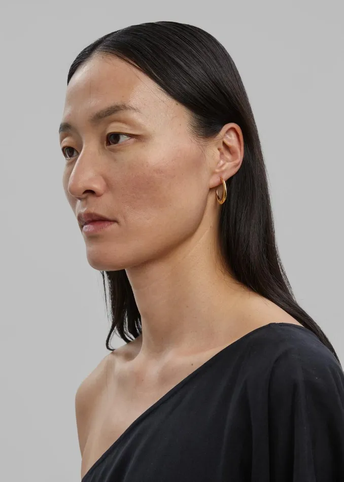 The Frankie Shop Otiumberg Graduated Hoops 8211 Gold Shop Accessories