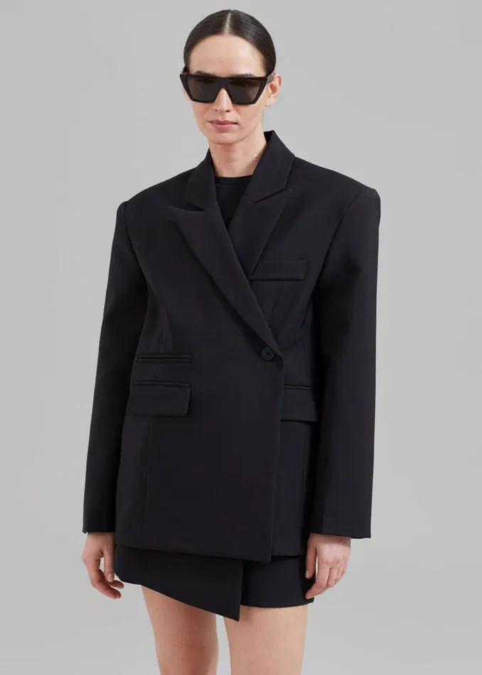 The Frankie Shop Paige Blazer 8211 Black Shop Suits