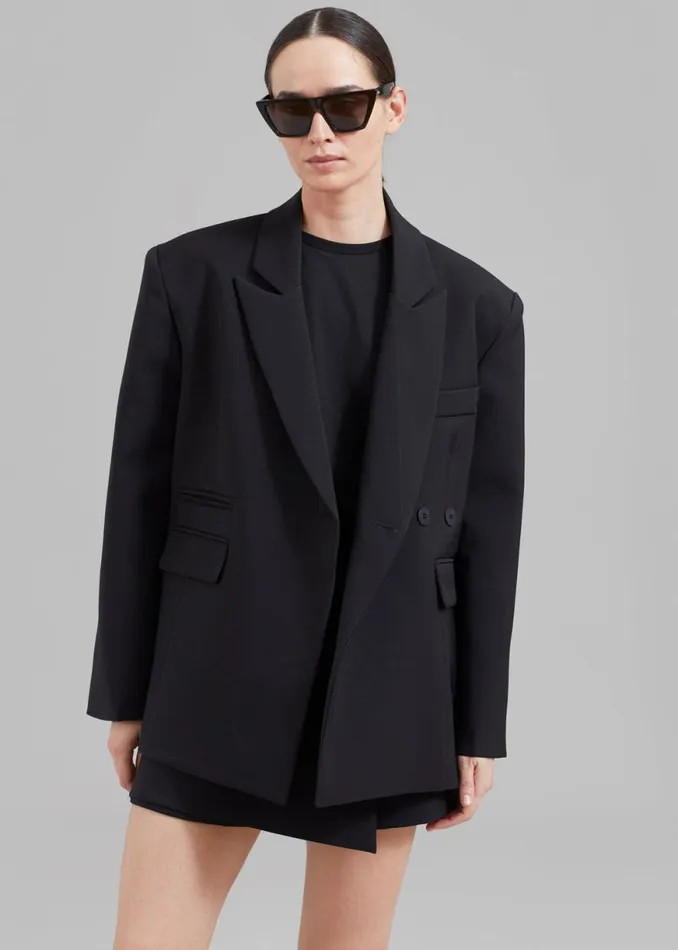 The Frankie Shop Paige Blazer 8211 Black Shop Suits