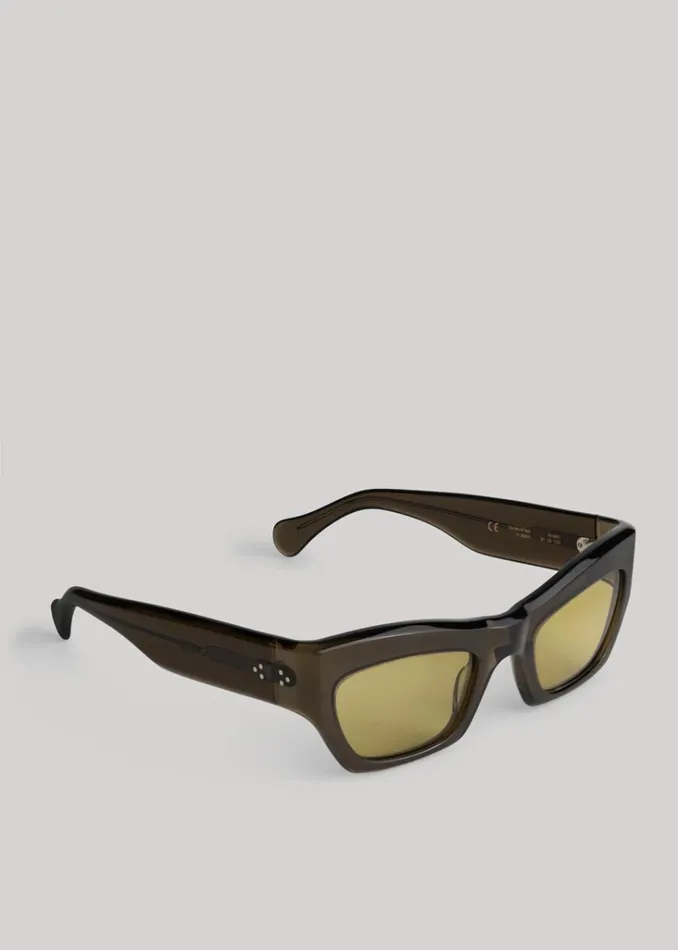 The Frankie Shop Port Tanger Ayreen Sunglasses 8211 Cardamom Shop Accessories
