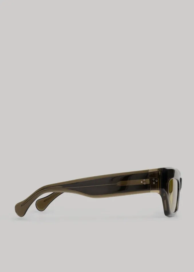 The Frankie Shop Port Tanger Ayreen Sunglasses 8211 Cardamom Shop Accessories