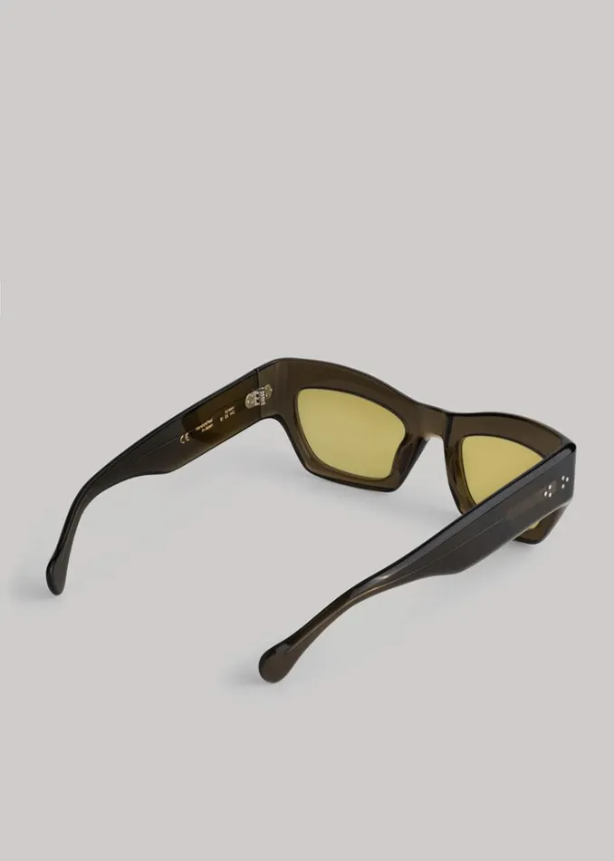 The Frankie Shop Port Tanger Ayreen Sunglasses 8211 Cardamom Shop Accessories