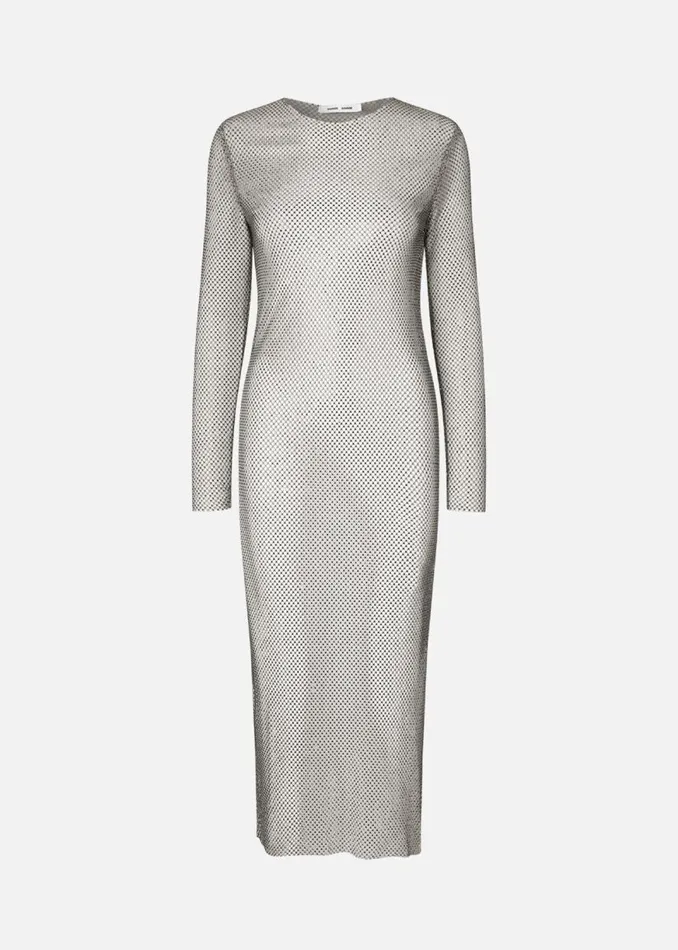 The Frankie Shop Samse Samse Magda Dress 8211 Light Grey Shop Dresses