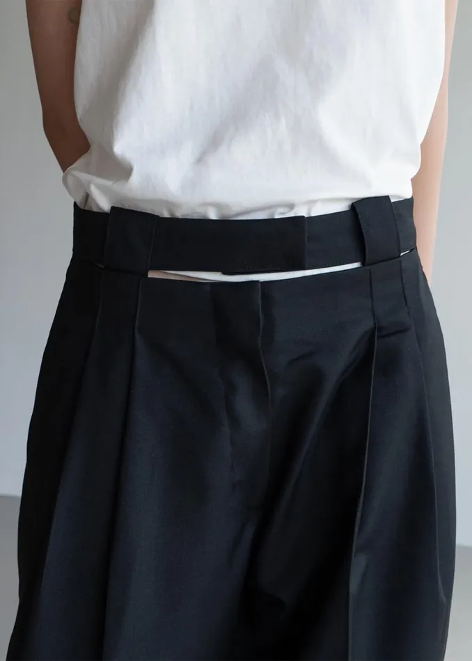 The Frankie Shop Tate Trousers 8211 Black Shop Clothing