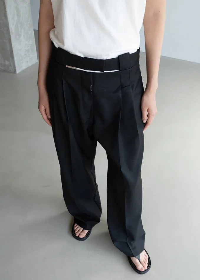 The Frankie Shop Tate Trousers 8211 Black Shop Clothing