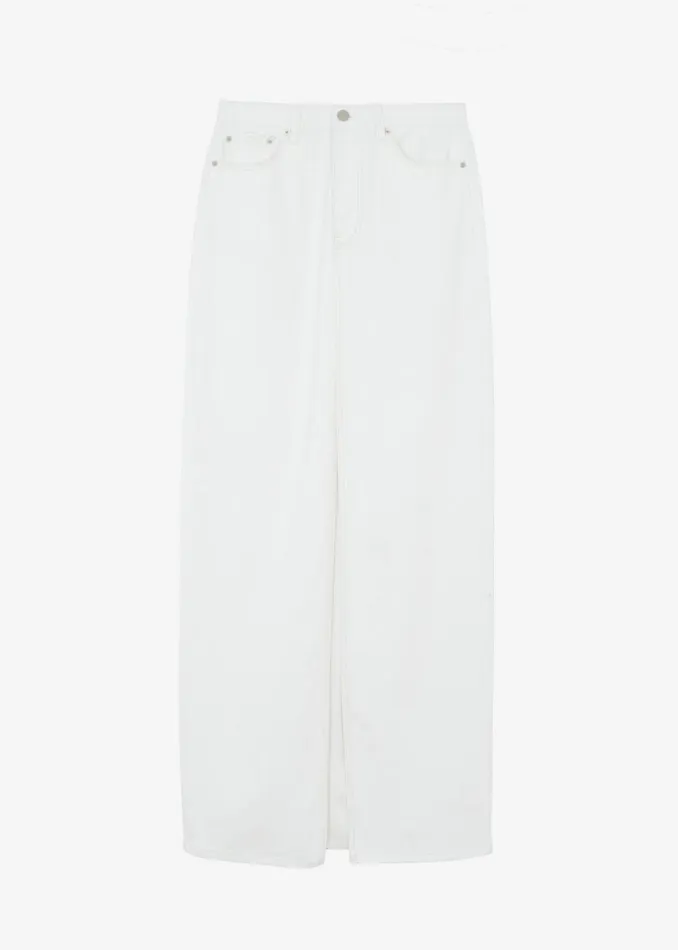 The Frankie Shop Texas Denim Pencil Skirt 8211 Off White Shop Denim