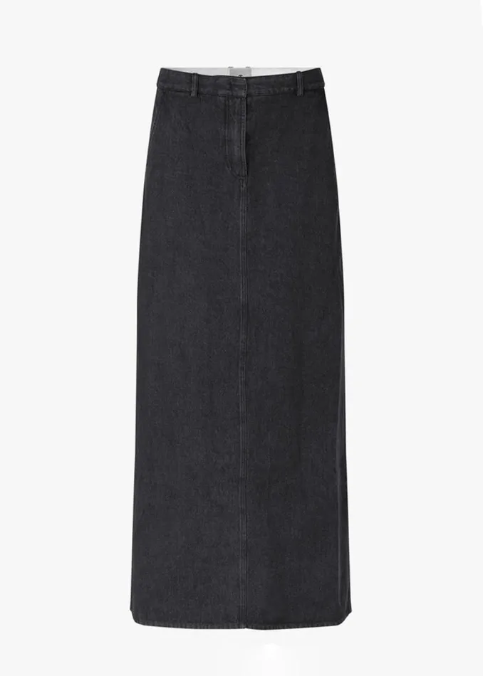 The Frankie Shop The Garment Eclipse Skirt 8211 Dark Grey Melange Shop Clothing