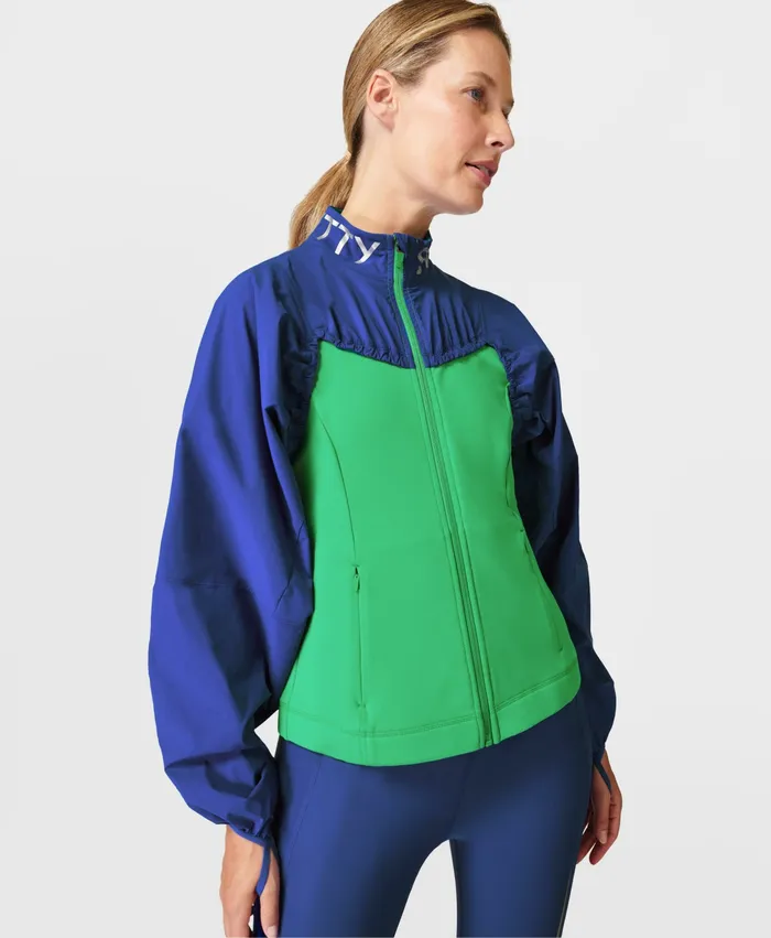 Therma Boost Kinetic Run Jacket Electro Green Women Coats and Jackets Sweaty Betty