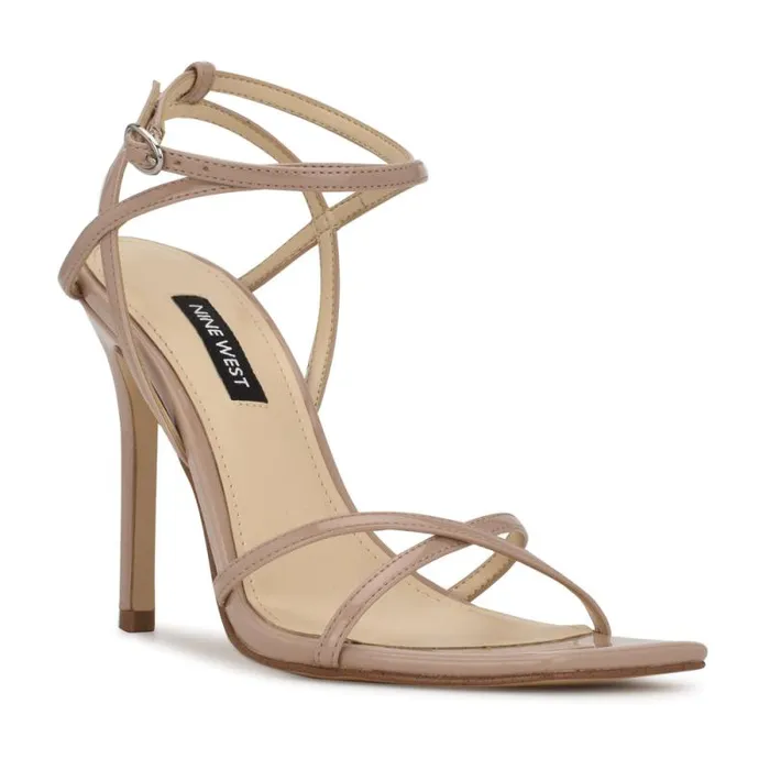 Tidle Ankle Strap Sandals Barely Nude Women Nine West Heels Tidle Ankle Strap Sandals Barely Nude Women Nine West Heels