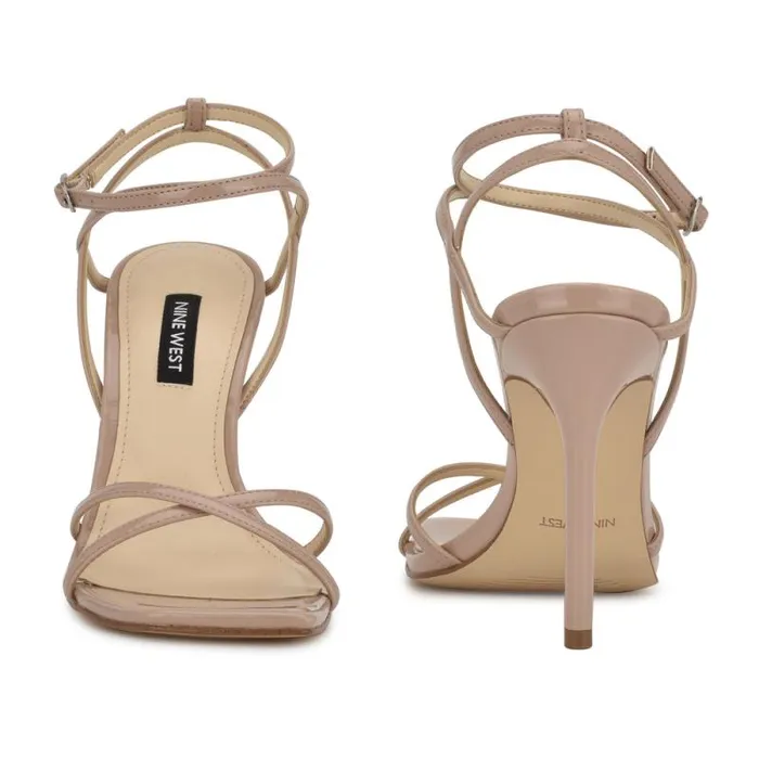 Tidle Ankle Strap Sandals Barely Nude Women Nine West Heels Tidle Ankle Strap Sandals Barely Nude Women Nine West Heels